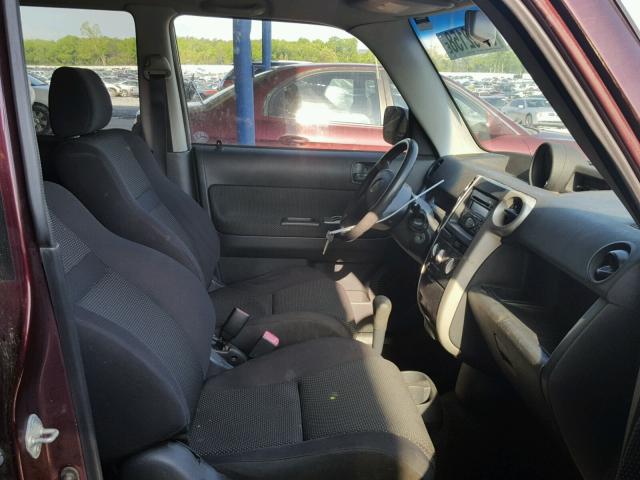 JTLKT324550202572 - 2005 TOYOTA SCION XB PURPLE photo 5
