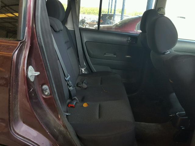 JTLKT324550202572 - 2005 TOYOTA SCION XB PURPLE photo 6
