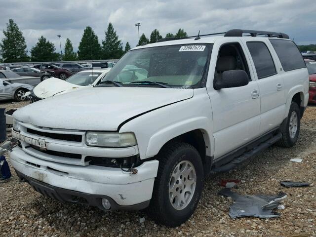 3GNFK16Z94G249583 - 2004 CHEVROLET SUBURBAN K WHITE photo 2