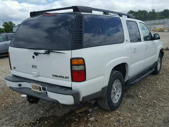 3GNFK16Z94G249583 - 2004 CHEVROLET SUBURBAN K WHITE photo 4