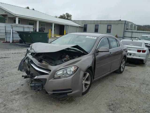 1G1ZC5E16BF392262 - 2011 CHEVROLET MALIBU 1LT 棕色 照片 2