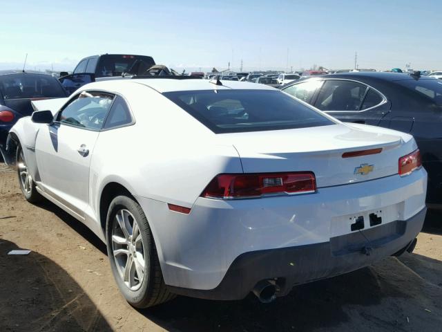 2G1FB1E39F9172130 - 2015 CHEVROLET CAMARO LS WHITE photo 3