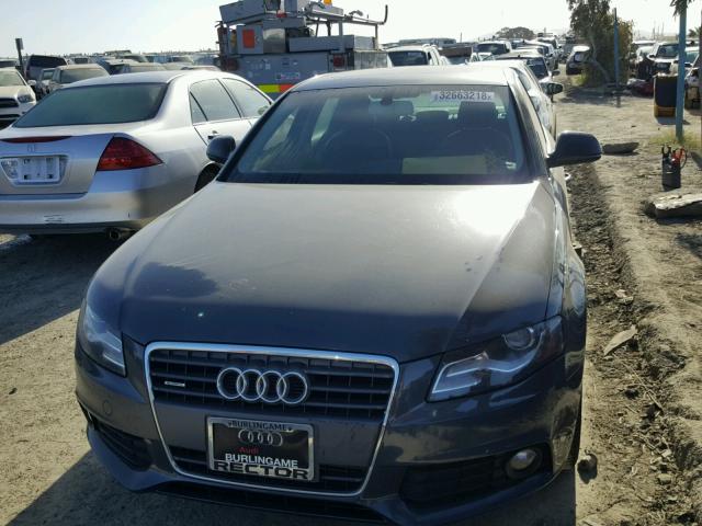 WAUMF98K09A094704 - 2009 AUDI A4 PRESTIG BLUE photo 9