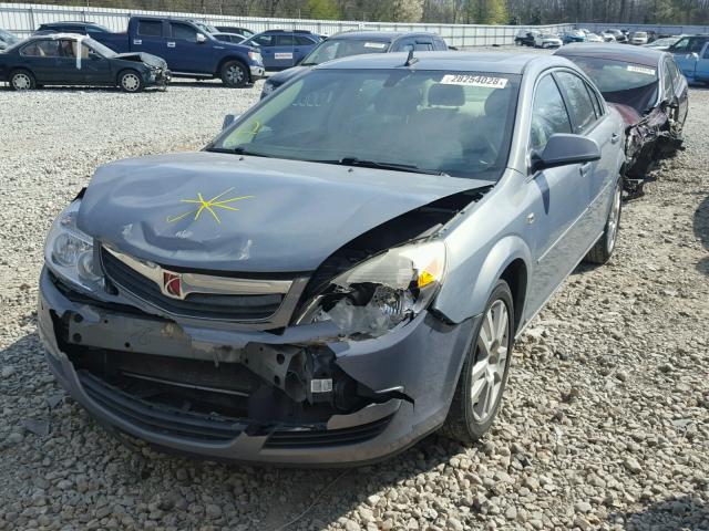 1G8ZS57N28F158214 - 2008 SATURN AURA XE GRAY photo 2