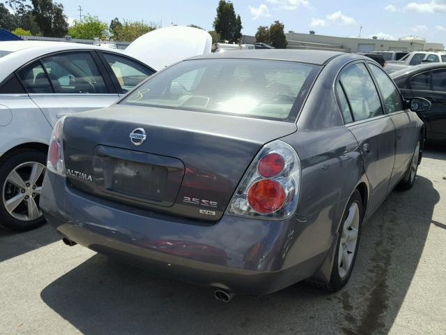 1N4BL11E66C103453 - 2006 NISSAN ALTIMA SE CHARCOAL photo 4