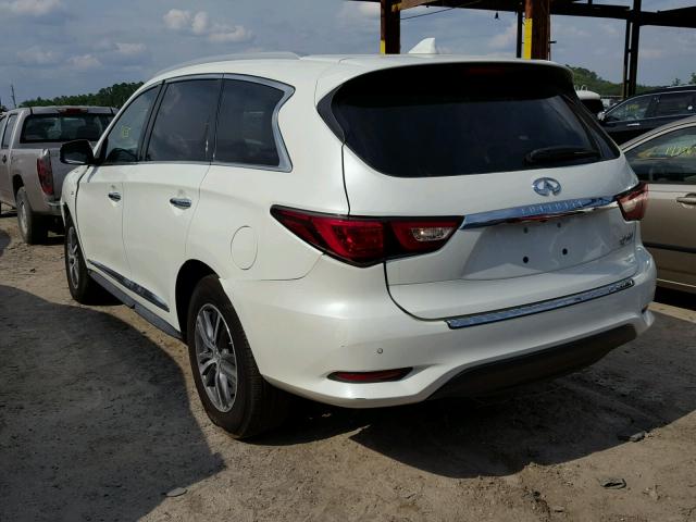 5N1DL0MNXHC522591 - 2017 INFINITI QX60 WHITE photo 3