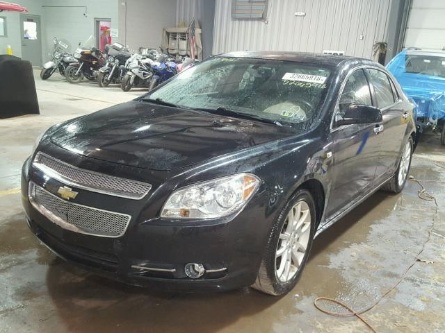 1G1ZK577X84250344 - 2008 CHEVROLET MALIBU LTZ BLACK photo 2