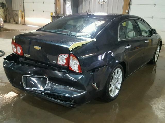 1G1ZK577X84250344 - 2008 CHEVROLET MALIBU LTZ BLACK photo 4