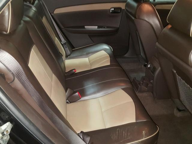 1G1ZK577X84250344 - 2008 CHEVROLET MALIBU LTZ BLACK photo 6