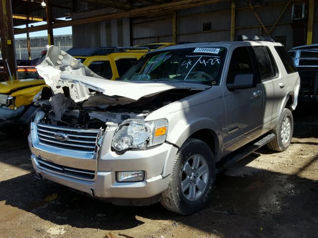 1FMEU63E27UB08624 - 2007 FORD EXPLORER X SILVER photo 2