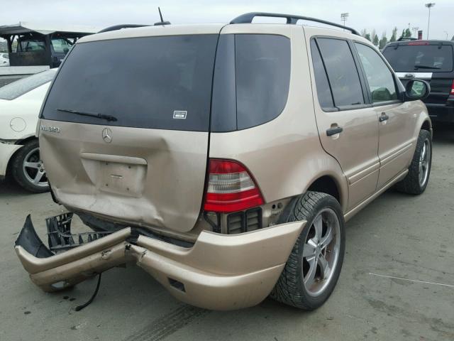 4JGAB54E81A247341 - 2001 MERCEDES-BENZ ML 320 GOLD photo 4