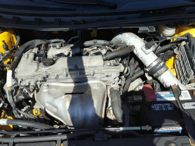 JTKJF5C75C3022970 - 2012 TOYOTA SCION TC 黄色 照片 7