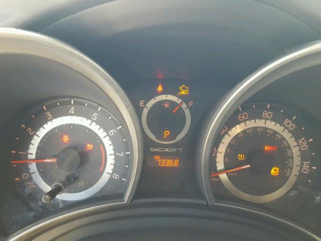 JTKJF5C75C3022970 - 2012 TOYOTA SCION TC 黄色 照片 8