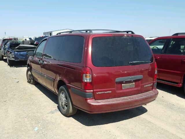 1GNDX03E71D255105 - 2001 CHEVROLET VENTURE BURGUNDY photo 3