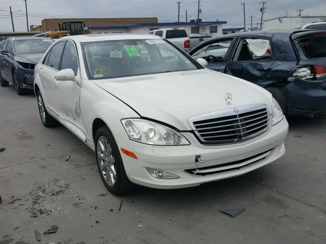 WDDNG71X58A173238 - 2008 MERCEDES-BENZ S 550 WHITE photo 1