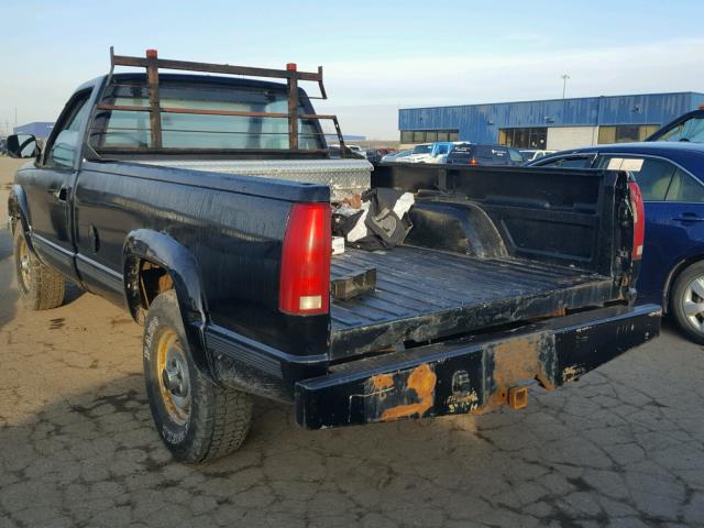 1GTFK24K2ME505123 - 1991 GMC SIERRA K25 BLACK photo 3