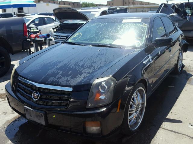 1G6DM57T660208088 - 2006 CADILLAC CTS BLACK photo 2