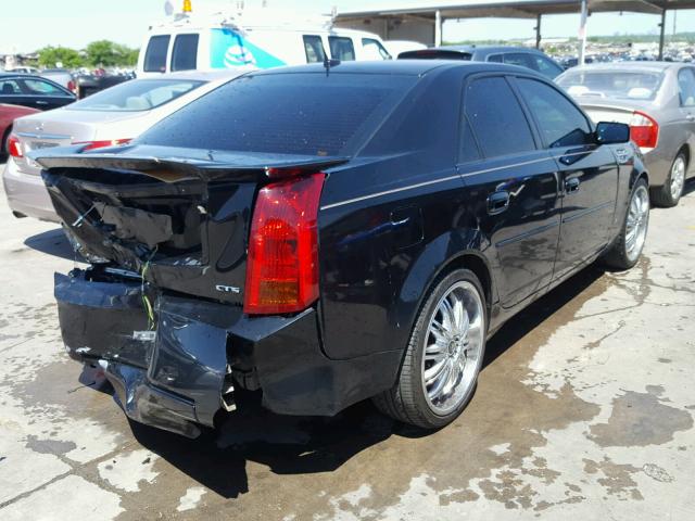 1G6DM57T660208088 - 2006 CADILLAC CTS BLACK photo 4