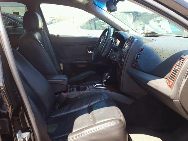 1G6DM57T660208088 - 2006 CADILLAC CTS BLACK photo 5