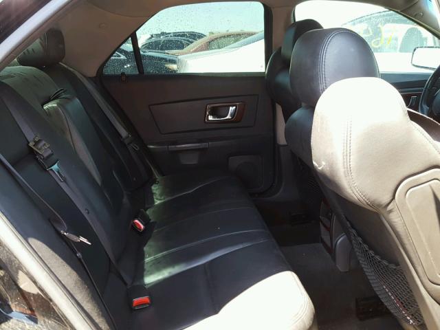 1G6DM57T660208088 - 2006 CADILLAC CTS BLACK photo 6