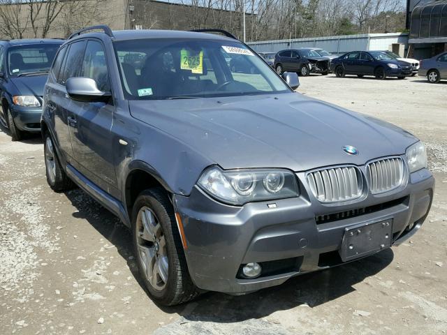 WBXPC9C46AWJ33467 - 2010 BMW X3 XDRIVE3 GRAY photo 1