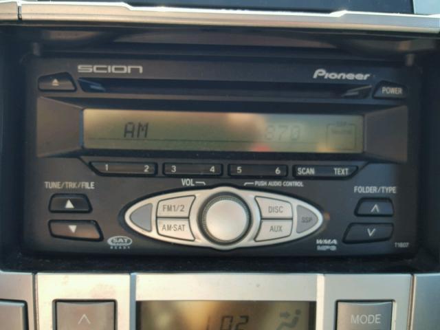 JTKDE177360081170 - 2006 TOYOTA SCION TC 黑色 照片 9