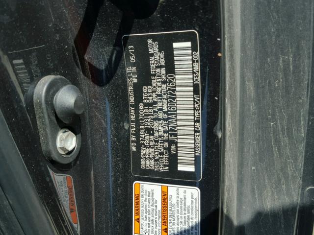 JF1ZNAA16D2727620 - 2013 TOYOTA SCION FR-S ლურჯი ფოტო 10