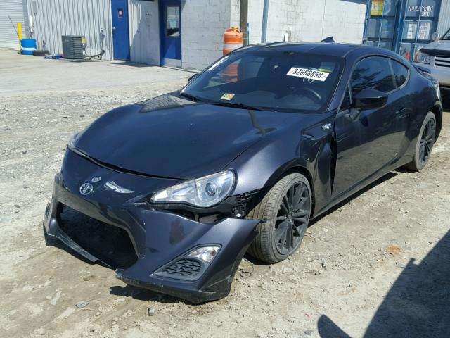 JF1ZNAA16D2727620 - 2013 TOYOTA SCION FR-S BLUE photo 2