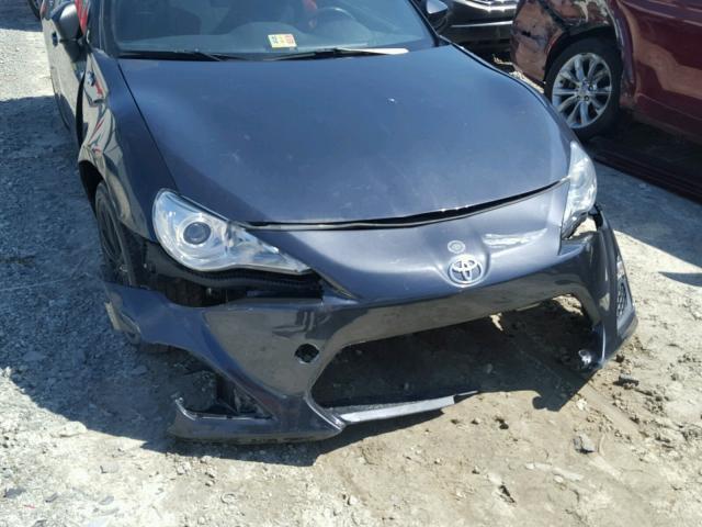 JF1ZNAA16D2727620 - 2013 TOYOTA SCION FR-S ლურჯი ფოტო 9