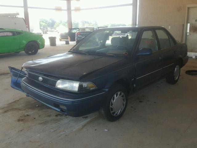 1NXAE97AXNZ334346 - 1992 TOYOTA COROLLA LE BLUE photo 2