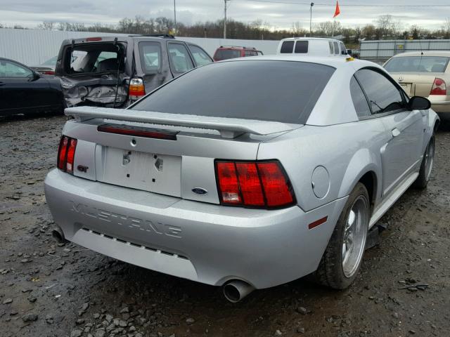 1FAFP42X73F316297 - 2003 FORD MUSTANG GT SILVER photo 4