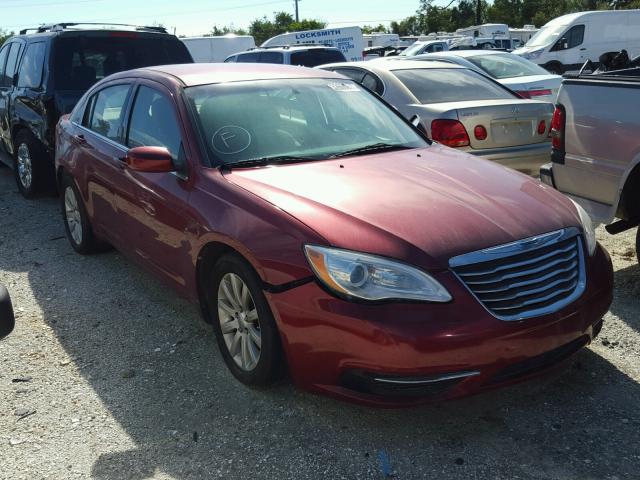 1C3CCBBB3DN557416 - 2013 CHRYSLER 200 TOURIN RED photo 1