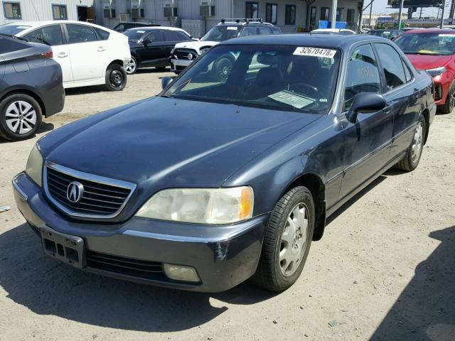 JH4KA96614C002459 - 2004 ACURA 3.5RL BLUE photo 2