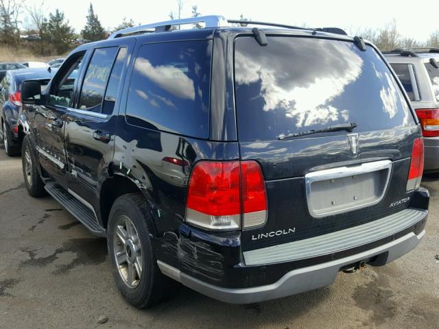 5LMEU88H55ZJ06183 - 2005 LINCOLN AVIATOR 黑色 照片 3
