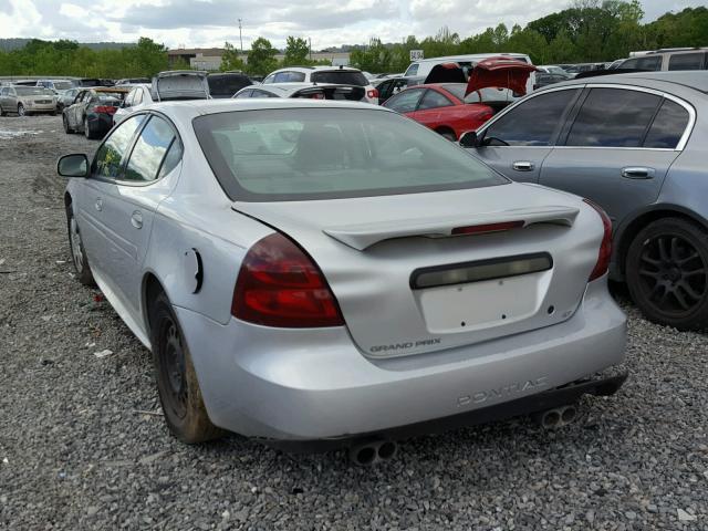 2G2WP522041113222 - 2004 PONTIAC GRAND PRIX GRAY photo 3