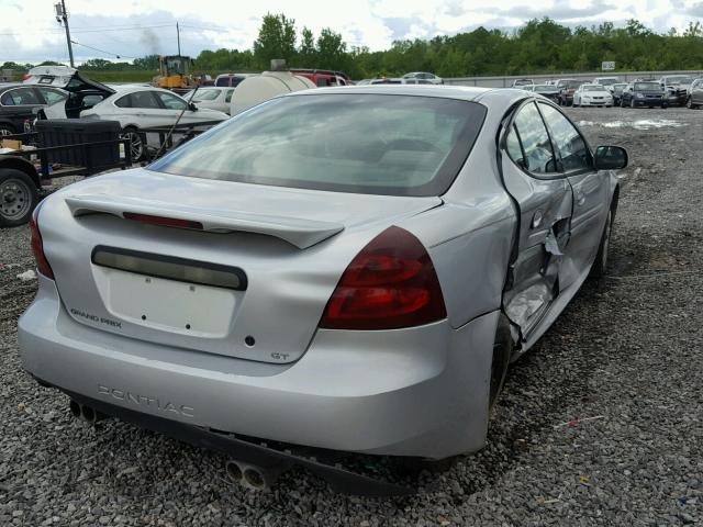 2G2WP522041113222 - 2004 PONTIAC GRAND PRIX GRAY photo 4