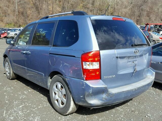 KNDMB133X96320458 - 2009 KIA SEDONA BLUE photo 3