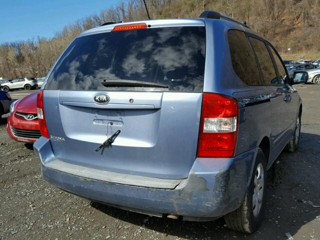 KNDMB133X96320458 - 2009 KIA SEDONA BLUE photo 4