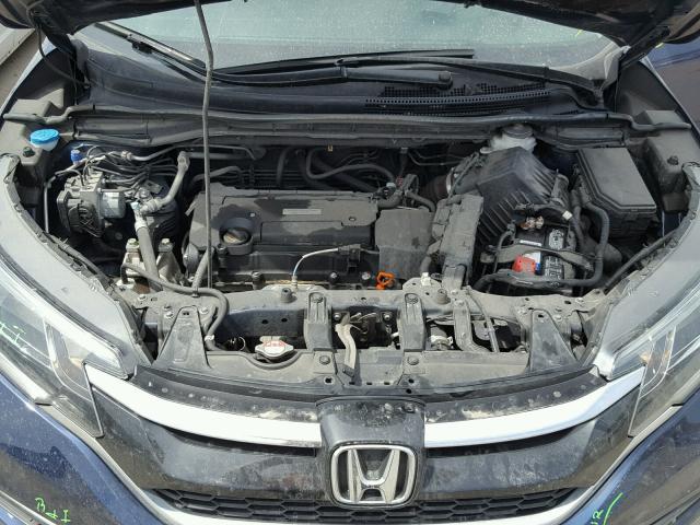 2HKRM3H44GH514841 - 2016 HONDA CR-V SE BLUE photo 7