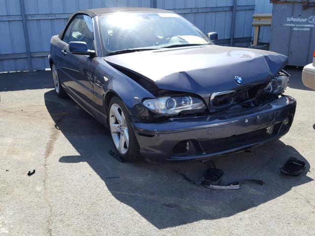 WBABW33445PL37631 - 2005 BMW 325 CI GRAY photo 1