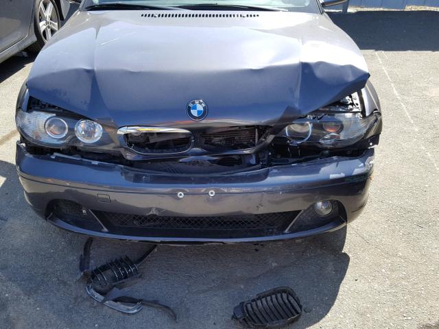 WBABW33445PL37631 - 2005 BMW 325 CI GRAY photo 9