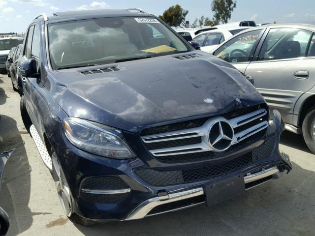 4JGDA5HB6GA674185 - 2016 MERCEDES-BENZ GLE 350 4M BLUE photo 1