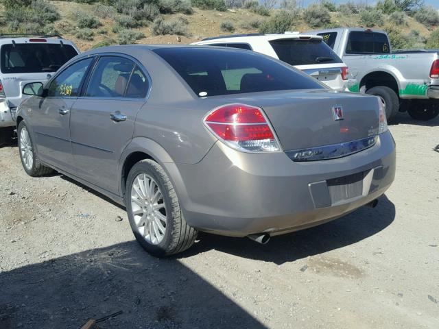 1G8ZV57757F162104 - 2007 SATURN AURA XR BEIGE photo 3