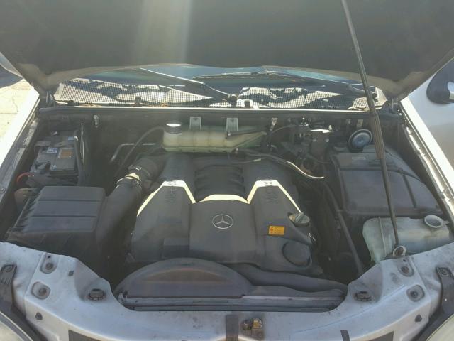 4JGAB72E9XA121562 - 1999 MERCEDES-BENZ ML 430 银色 照片 7