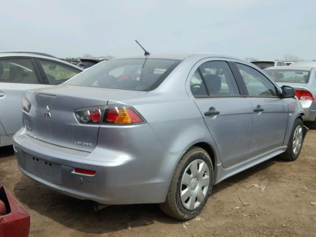 JA32U1FU5AU010710 - 2010 MITSUBISHI LANCER DE SILVER photo 4