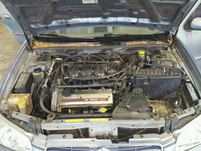 JN1CA31D51T617698 - 2001 NISSAN MAXIMA GXE BLUE photo 7