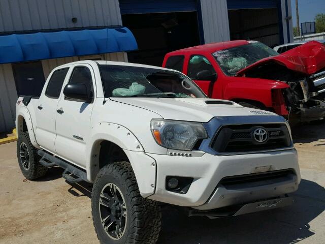 5TFLU4EN0FX112391 - 2015 TOYOTA TACOMA DOU WHITE photo 1