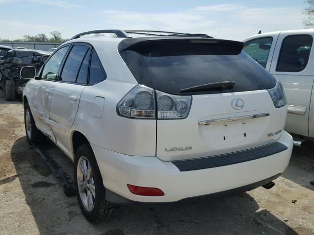 JTJHW31U860035668 - 2006 LEXUS RX 400 WHITE photo 3