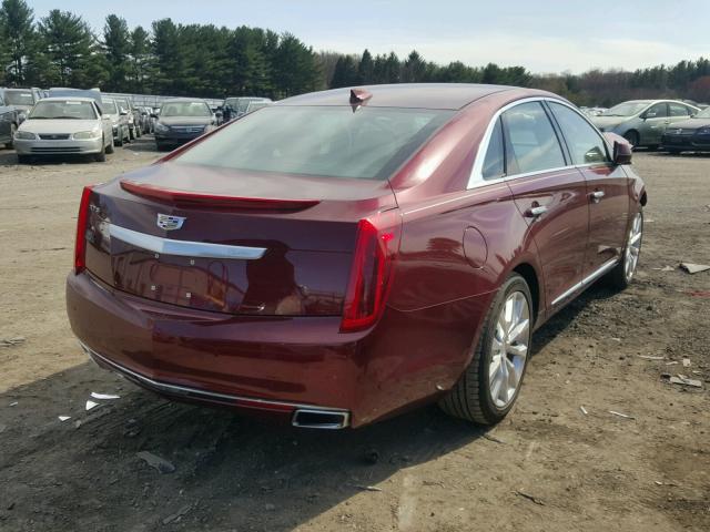 2G61M5S30H9142852 - 2017 CADILLAC XTS LUXURY BURGUNDY photo 4