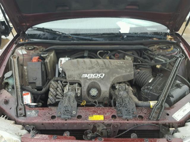 2G4WB55K311263239 - 2001 BUICK REGAL LS 勃艮第红 照片 7